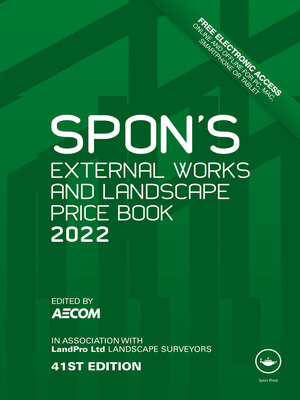 cover image of Spon's External Works and Landscape Price Book 2022